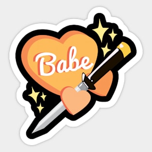 Babe Candygram Sticker